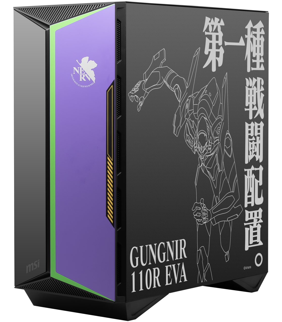 TSUKUMO、ゲーミングPCパーツ「MSI X EVANGELION e:PROJECT」の予約