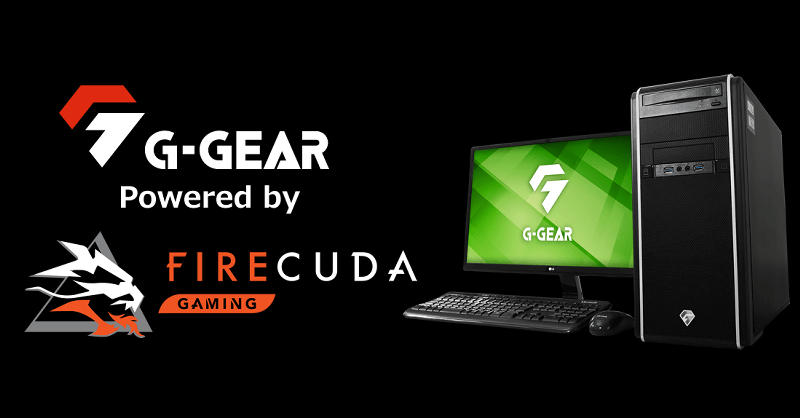 TSUKUMO】G-GEAR、Seagate製SSDを搭載したゲーミングPC「G-GEAR