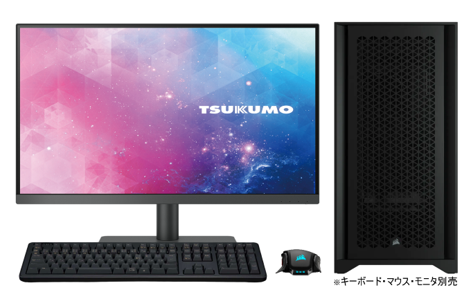 TSUKUMO】G-GEAR、NVIDIA GeForce RTX 4080 SUPERを搭載したゲーミング